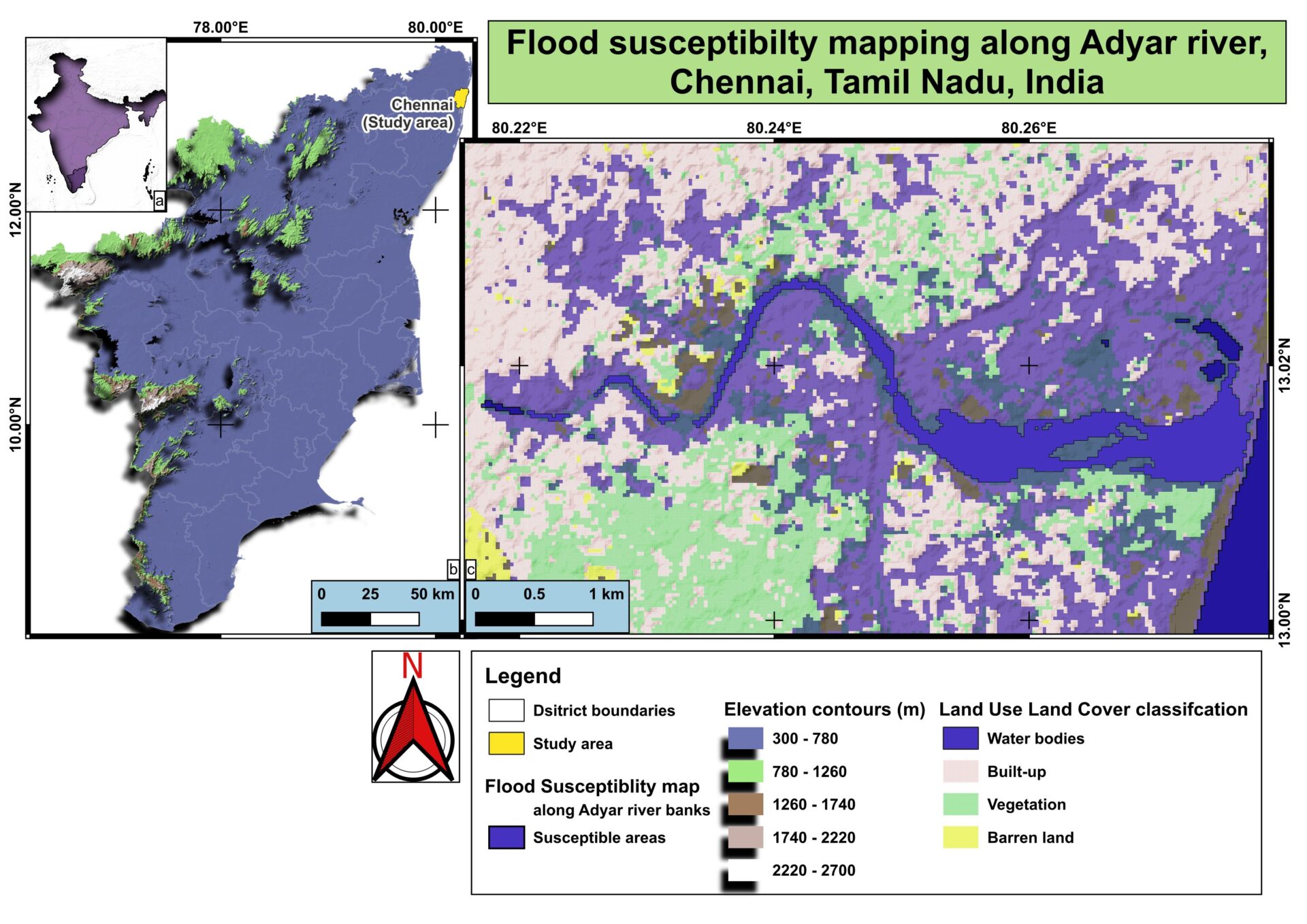 Map composition and displaying