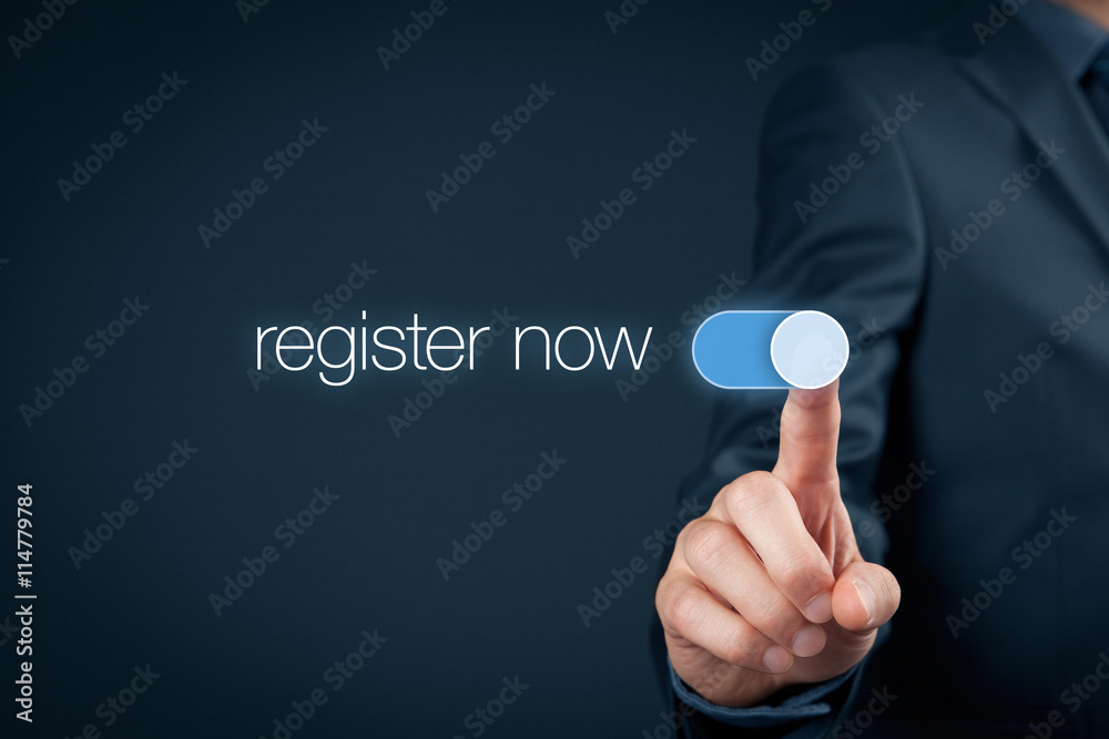 Register now